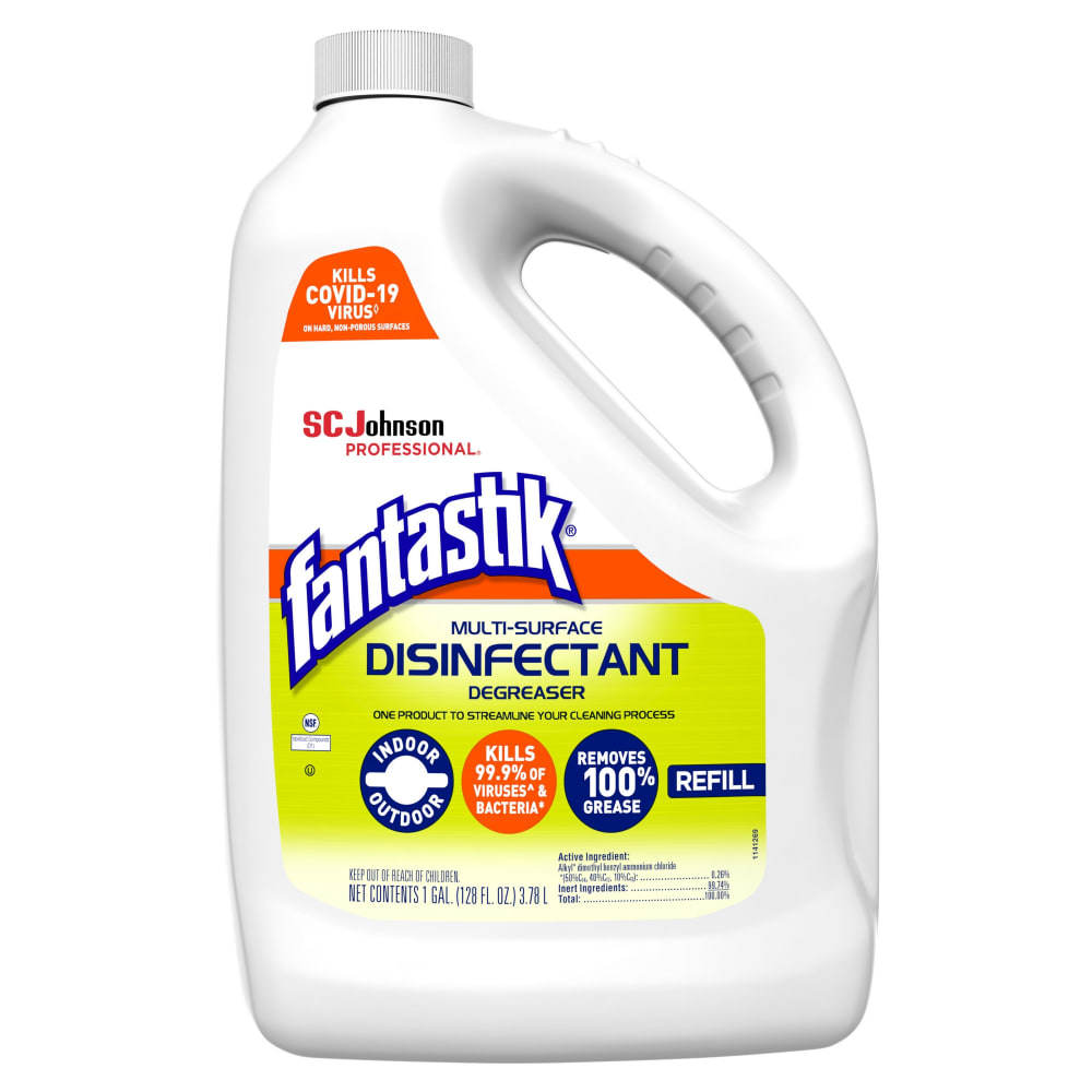 Fantastik Multi-Surface Disinfectant Degreaser, Trigger, 1 Gallon